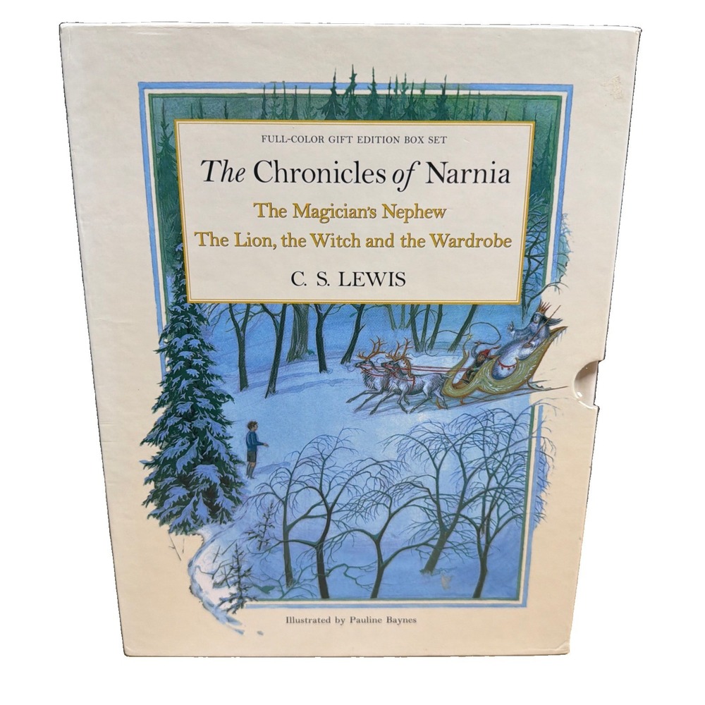 The Chronicles of Narnia Full-Color Oversize Gift Edition Box Set VERY GOOD